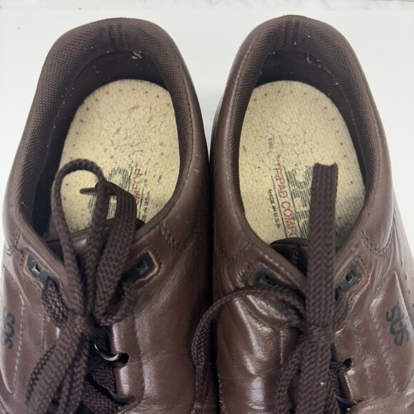 SAS Time Out Mens Comfort Shoes / Antique Walnut Leather / Sz 7.5 M Brown Nurse - Picture 10 of 13